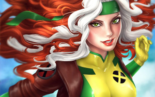 Whitehair greeneyes yellowgreenoutfit greenhat superhero - hat free wallpaper for desktop