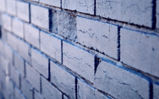 Brick wall blue paint white - octane renderer free wallpaper