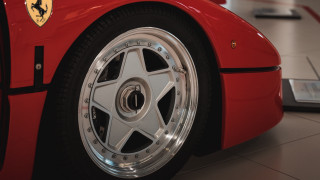 Red sports car ferrari logo - a red sports car free wallpaper