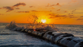 Large pipe ocean sunset water - anthony s waters free wallpaper