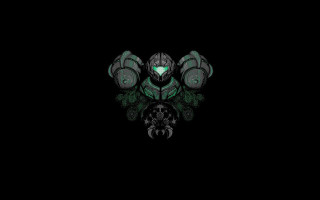 Black green halo epsylon armor - the face free wallpaper