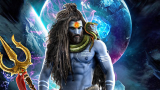 Man snake head shoulder blue - bholekar srihari free wallpaper for desktop