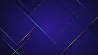 Blue gold diagonal abstract 3d - geometric abstract art free wallpaper for desktop
