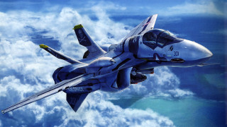 Fighter jet clouds water airbrush - a jet engine free wallpaper