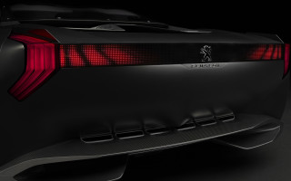 Black sports car rear red - a black sports car free wallpaper