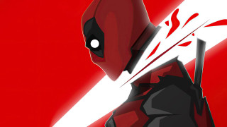 Deadpool sword mecha torii pilot - white line free wallpaper