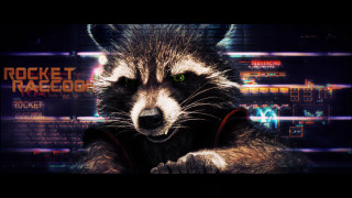 Raccoon rocket background words chest - a raccoon free wallpaper