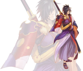 Man woman sword dress helmet - a sword free wallpaper