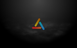 Black background rainbow logo dark - a dark sky behind free wallpaper