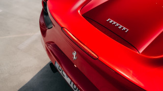 Red sports car hood up 7 - the hood free wallpaper