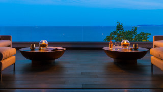 Living room ocean night candles - antoni pitxot free wallpaper