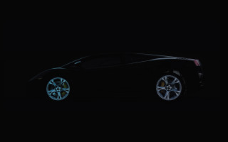 Black sports car dark lights - its light free wallpaper for desktop