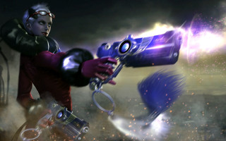 Man gun cat lightning battle - lightening free wallpaper for desktop