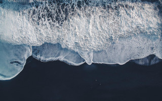 Ocean view waves shore beach - a view of the ocean free wallpaper for desktop