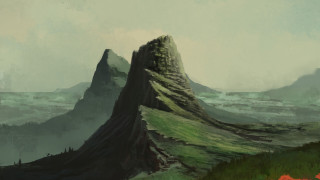 Mountain tree sky clouds forest - a few mountain free wallpaper for desktop