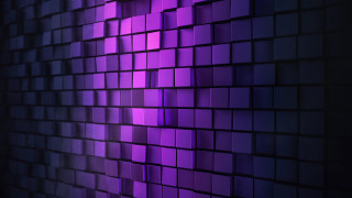 Purple wall squares 3d architecture - a purple wall free wallpaper