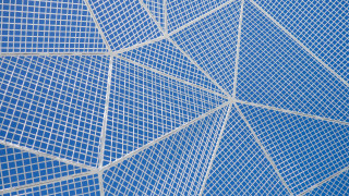 Building blue sky plane buckminster - jagged line free wallpaper