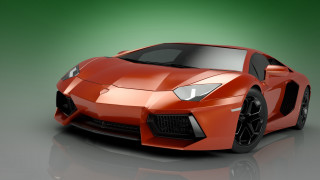 Red sports car 3d render 2 - this image free wallpaper