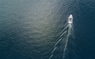Ocean boat cinematic starry night - anthony s waters free wallpaper