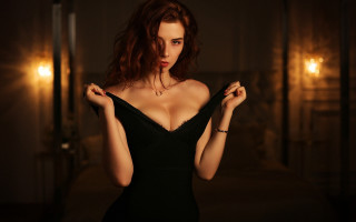 Elina karimova black dress black - a black dress holding free wallpaper