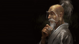 White bearded old man in - a white beard free wallpaper