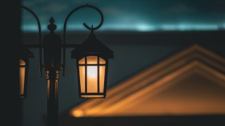 Streetlight sky background building night - a street light free wallpaper