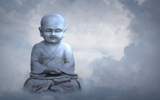 Buddha clouds sky ambientocclusion oldman - sky behind free wallpaper