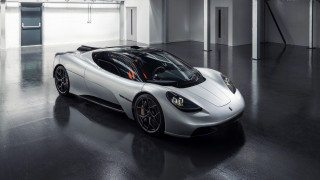 Silver sports car garage black 2 - a black door free wallpaper for desktop