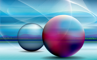 Two eggs blue pink sky - elizabeth murray free wallpaper