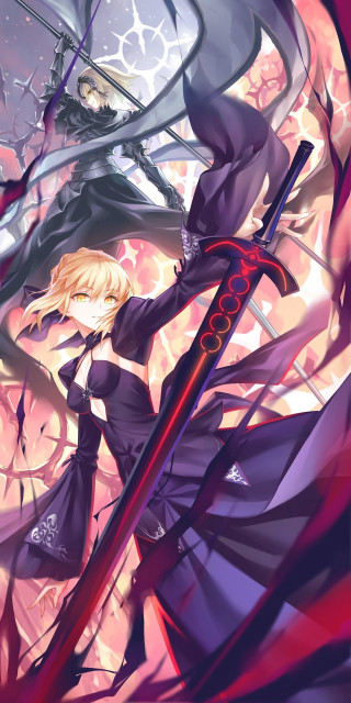 Woman sword demon girl sword - a sword in front free wallpaper for mobile