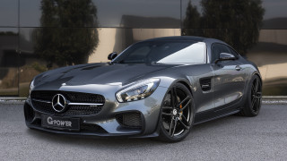 Silver mercedes sports car glass - matte finish free wallpaper for desktop