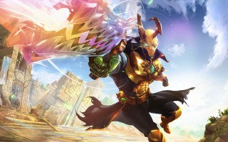 Flying man dragon back arm - a man in a costume free wallpaper