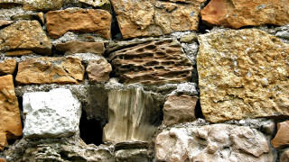 Stone wall hole rock wall - a stone wall free wallpaper for desktop