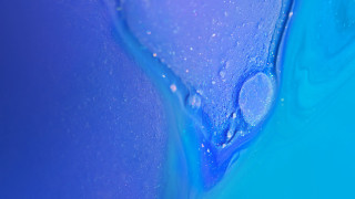 Blue liquid bubbles water drop - free rain wallpaper for desktop