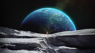 Space astronaut planet stars matte - filip hodas free wallpaper for desktop
