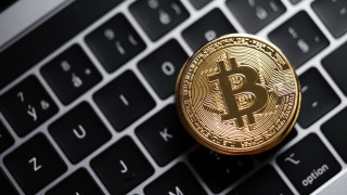 Bitcoin laptop keyboard futurism stock - official medium free wallpaper