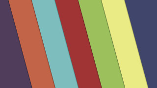 Colorful stripes bauhaus pastel girls - triadic color scheme free wallpaper