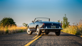 Vintage convertible autumn nature road - convertible free wallpaper for desktop