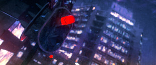 Traffic light red lights night - a traffic light free wallpaper