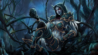 Woman demon forest gothic armor - a demon free wallpaper for desktop