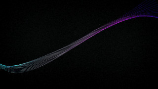 Black wave colorful lines top - the top of the image free wallpaper for desktop
