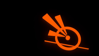 Black red orange logo cedric - dynamic lighting free wallpaper