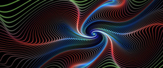 Colorful swirls psychedelic bridge riley - blue center free wallpaper