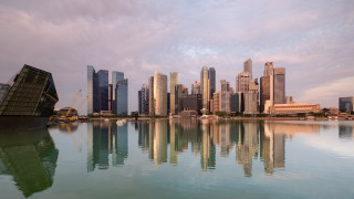 City skyline water clouds architecture 2 - adrian zingg free wallpaper for desktop