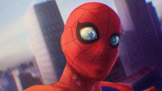 Spiderman cityscape brightblueeye realistic depthoffield - alton tobey free wallpaper for desktop