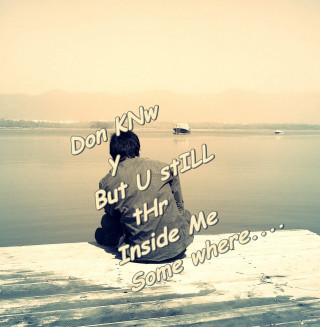 Person sitting dock quote above - a quote above them free wallpaper