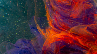 Colorful shapes swirls generative art - different color and shapes free wallpaper for desktop