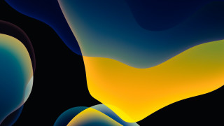 Black yellow blue shapes manessier - bold shape free wallpaper for desktop