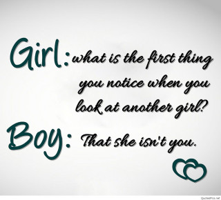 Boy girl quote emotional realism - free love wallpaper for tablet