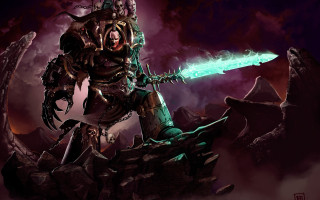 Man sword rock smoke green - alex horleyorlandelli free wallpaper